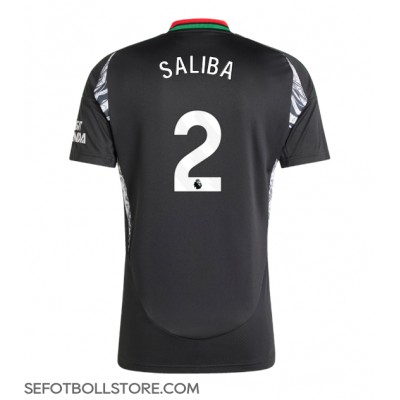 Arsenal William Saliba #2 Replika Bortatröja 2024-25 Kortärmad Arsenal William Saliba #2 Replika Bortatröja 2024-25 Kortärmad